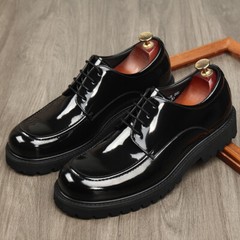 Men’s Thick Sole Business Formal British Style Oxfords Lace Up Leather Shoes Sz