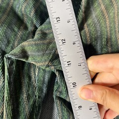 Black Diamond Star Men’s Shorts Size 34 Green Striped Pockets Cargo Cotton