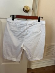 NYDJ bermuda shorts optic white, size 8, great condition
