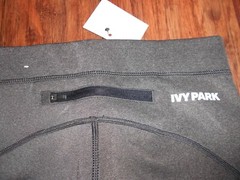 NEW with tags Ivy Park womens cropped leggings size XXS extra extra small gray