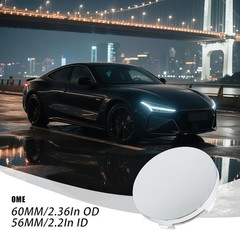 Car Wheel Center Caps, 60 MM/2.36 Inch Outer Diameter 56 MM Inne Color: Silver