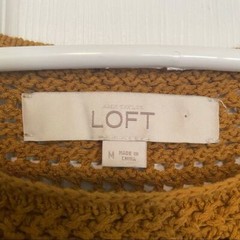 Ann Taylor Loft Boho Knit Shortsleeve Cotton blend Top Medium