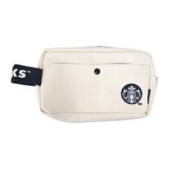 Starbucks Ivory Siren Canvas Pouch – 240x140x80mm