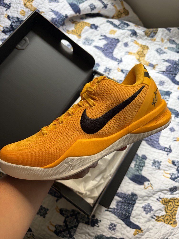 Men’s Size 7.5 Nike Kobe 8 Protro TB Promo University Gold HM6469-700