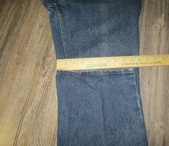 Harley Davidson Jeans Womens Sz 12 Vtg Dark Blue Denim Msre 33.5×30.75