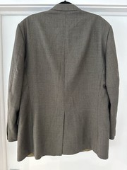 Vintage Karl Lagerfeld Paris Bristol Sport Coat Blazer 46L 100% Wool USA Made