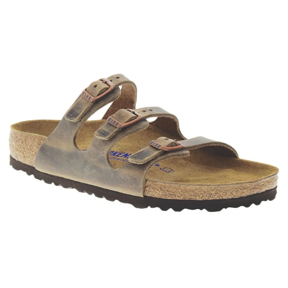 BIRKENSTOCK FLORIDA SOFT FOOTBED OILED LEATHER WOMEN SANDALS