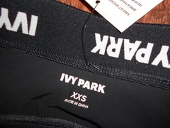 NEW with tags Ivy Park womens cropped leggings size XXS extra extra small gray