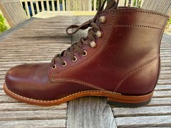 Wolverine 1000 Mile Leather Boots Horween Cordovan No. 8 (Color 8) 8.5 D