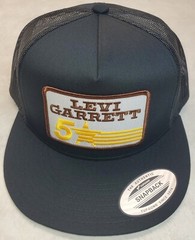 Levi Garrett Patch Trucker Hat Yupoong / YP Classics 6006 Black/Black