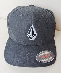 Volcom Full Stone Dark Heather Gray Logo Hat Cap Size Large/ XL NWT