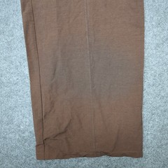 LLBean Women’s Wide Leg Pants Brown Viscose Rayon Spandex Size 10 Reg