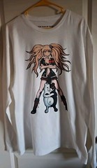 For Fans By Fans Men’s White Long Sleeve Japanese Manga Anime T-Shirt Size Large