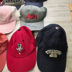 Lot of 15 Hat Caps Random Mix Vintage, Christmas, Sports, See pics