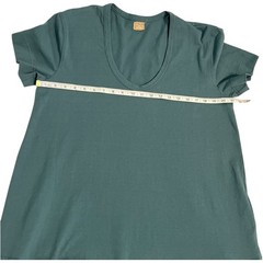 Free People Herron Maxi Dress Small Cottton Drop Waist Tiered Green Teal Boho