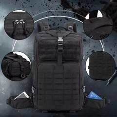 30L Military Tactical Backpack Rucksack Camping Hiking Shoulder Bag Travel