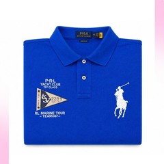 Polo Ralph Lauren PRL Yacht Club Men’s Polo Shirt Blue Size L Custom Fit
