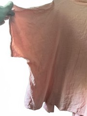 Oh My Gauze! Peach/Pink Lightweight Cotton Top and Pants Set L/XL
