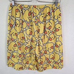 I Don’t Give a Duck 3-Piece Pajama Set Men’s Size XL Shirt Pants Shorts Yellow