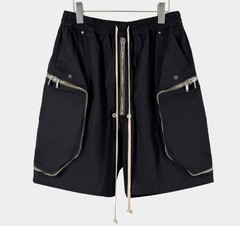 2026 New Drkshdw Dark Large Pocket Zipper Elastic Waist Shorts Wide Leg Pants