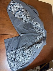 INDOCHINO Bespoke Gray Weave Full Suit 38R Wool Linen