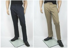 NEW Claiborne Men’s Pants Flat Front Cotton Canvas Sizes 32, 38, 40
