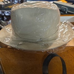 Dobb’s Men’s Western Hat Beige Solid Pattern Size 7 5/8 Long Oval Western