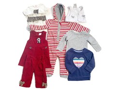 Baby Girl Clothes Lot 7 Pieces 12M Cat&Jack Gymboree Garanimals Duck Duck Goose
