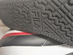 Fila A-Low Top Black Red White Sneakers Size 11.5 Men’s Basketball Shoes (Used)