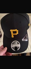 NEW ERA MLB PITTSBURGH PIRATES 970SS 9Seventy Snapback Hat STRETCH BLACK YELLOW
