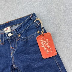 Vintage True Religion Jeans Women 26 Blue Becky Denim Bootcut Made in USA