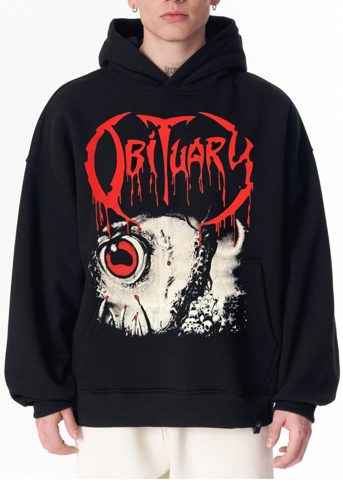Obituary chopped in half Death Metal Band Men’s Hoodie(multiple variations)