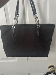 Coach pocketbook black preowned