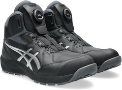 ASICS Safety Work Boots WINJOB CP314 BOA WIDE 1273A124-001 Black/Pure Silver