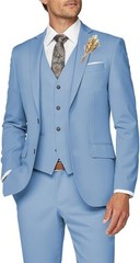 3 Piece Slim Fit Suit for Men Formal Business Wedding Prom Tuxedo Set
