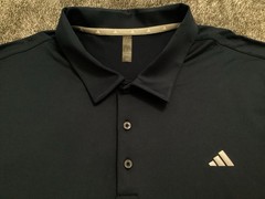 Adidas Ultimate Polo Shirt Men’s Size 2XL Navy Blue Golf Casual Performance