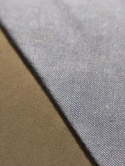 A. Di Capua Napoli – Cotton Tailored Tie Solid Color Blue Jeans