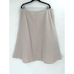 NWT J.Crew Wool Blend A-Line Skirt Size 18 Natural Beige Italian Fabric Classic