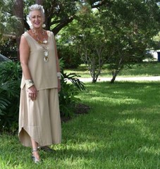WATERSISTER Cotton Gauze CASSIE Wide Angle Hem Pant OS (sz L-2X+) oh my COLORS