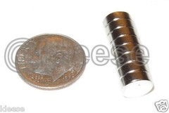 Magnetic Collar Stays Replacement Power Button style magnets 4 Pair Magnets New