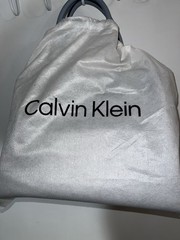 Calvin Klein Becky Turnlock Triple Compartment Tote Satchel Cloud Blue