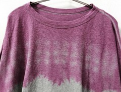 45RPM Tie-Dye Wide T-Shirt M 22in Chest Unisex Casual Top