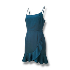 Wild Fable Women’s Green Wrap Mini Dress – Spaghetti Straps, Size M, NWOT