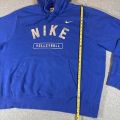 NIKE Volleyball Hoodie Blue Large Logo Sz XL High School College Apparel