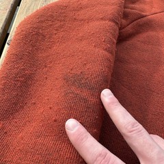 Vintage Patagonia Reverse Pile Fleece Jacket Mens M Burnt Orange 80s Hiking Gorp