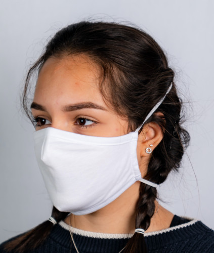 1 Dozen DELUXE Washable Face Masks – Double Head Straps (NO Ear Pain) Pocket