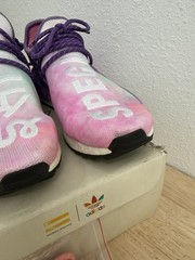 adidas NMD Hu Pharrell Williams Low Top Lace-Up Sneakers Pink Purple AC7362