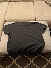 Old Navy Men’s Xl Plain Black T-shirt Short Sleeve Round Neck Cotton Casual Top