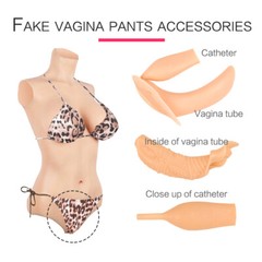 No Oil Silicone Full Bodysuit E Cup Breast Forms Body Suit For Crossdresser US