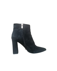 PrimaDonna Black Suede Effect High Heel Ankle Boots Size 39